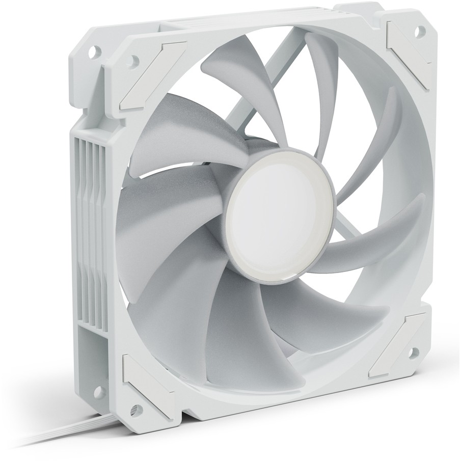 Sharkoon Lüfter  120*120*25 SHARK Mirror       PWM RGB weiß