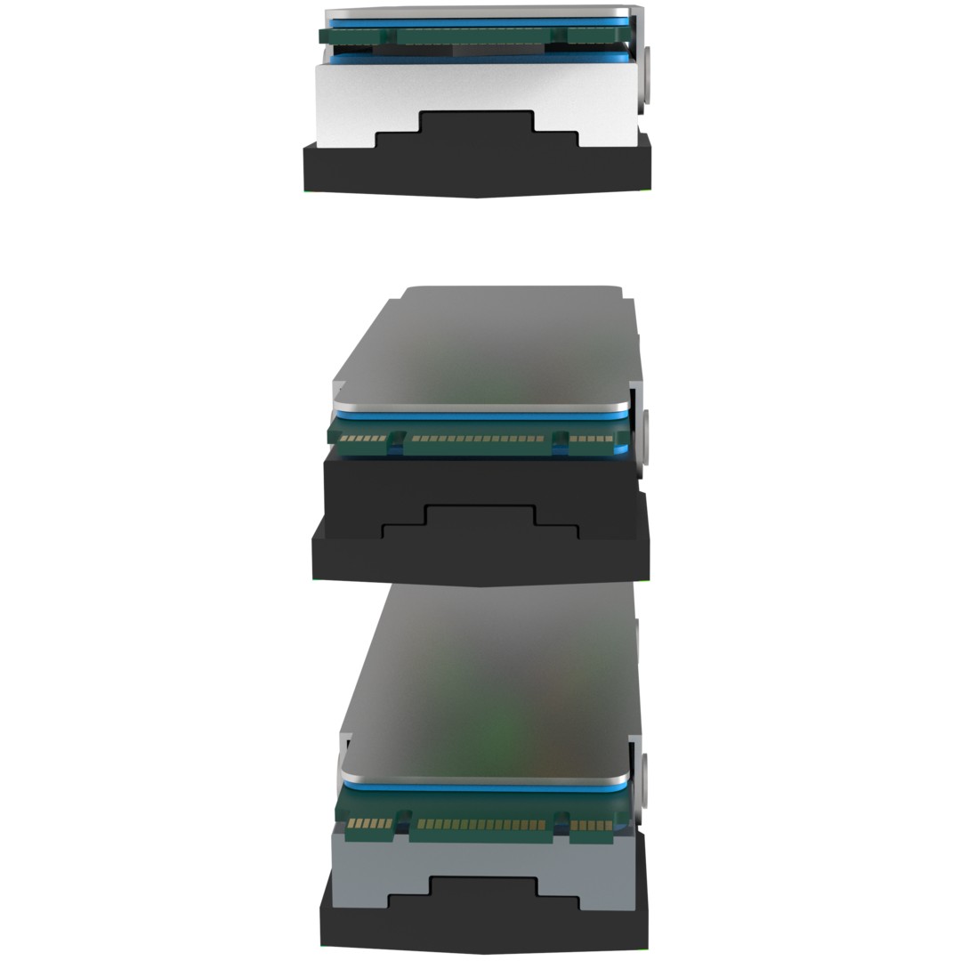 Xilence M2SSD.B.ARGB M.2 2280 SSD PCIe NVMe/SATA Kühler, 3PIN ARGB 5V, Passiv