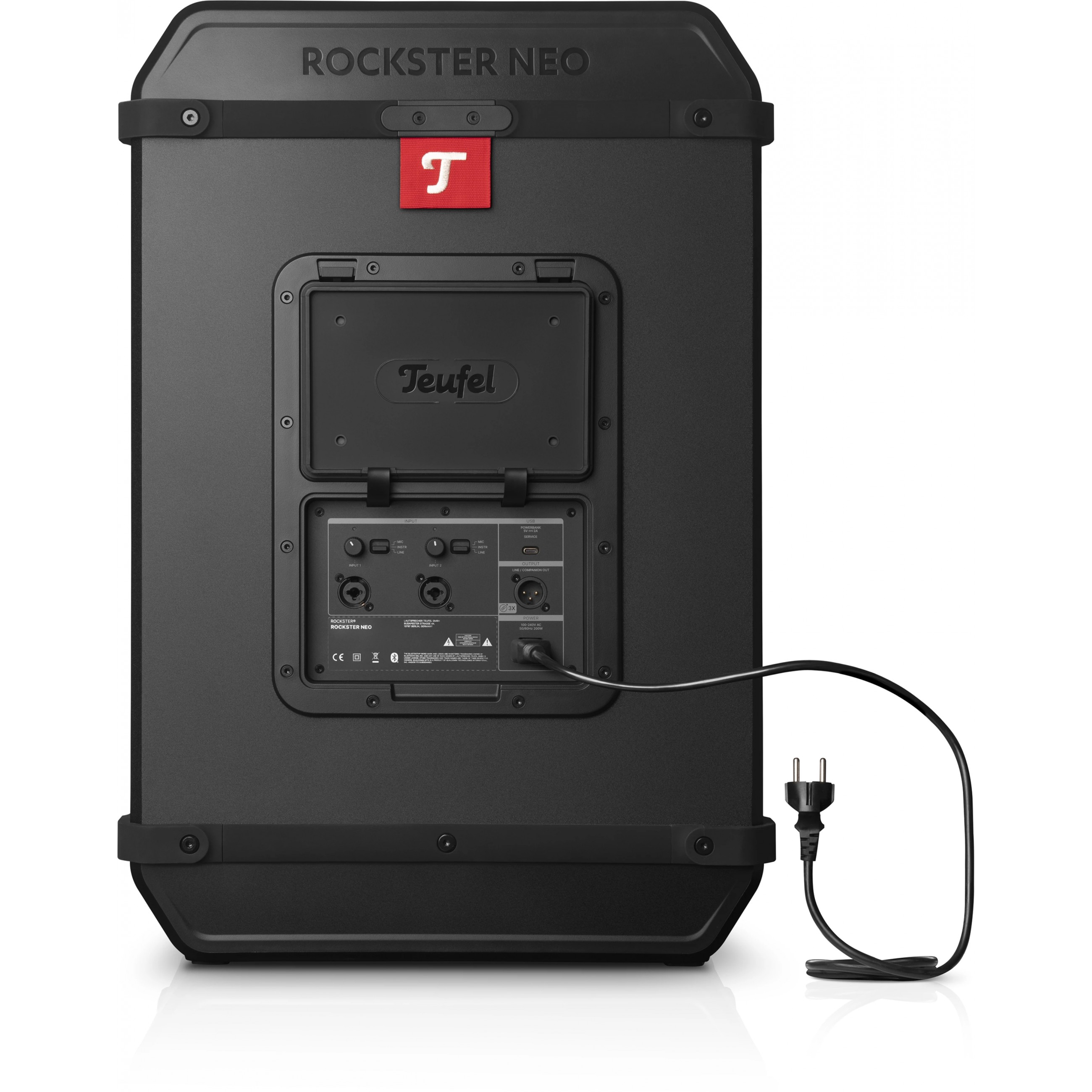 Teufel ROCKSTER NEO wireless bluetooth Speaker black red
