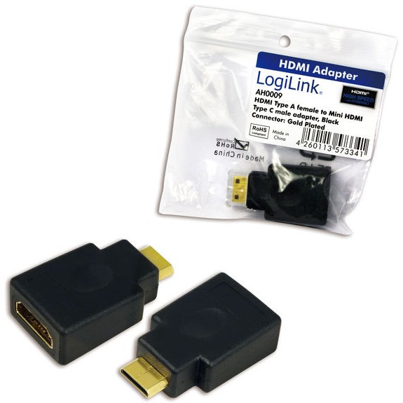 Logilink HDMI Adapter HDMI>mini HDMI Bu/St