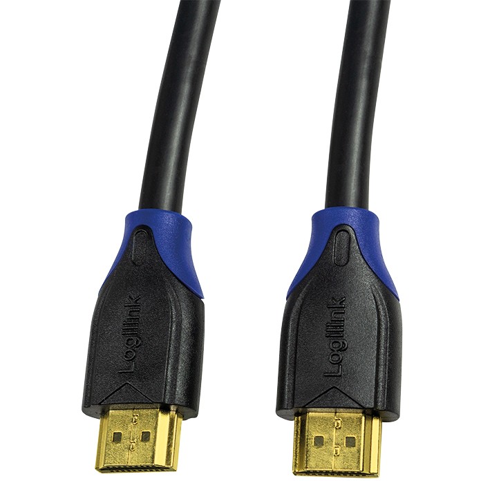 Logilink HDMI-Kabel Ethernet High Speed. 4K2K/60Hz.3.00m sw. bulk