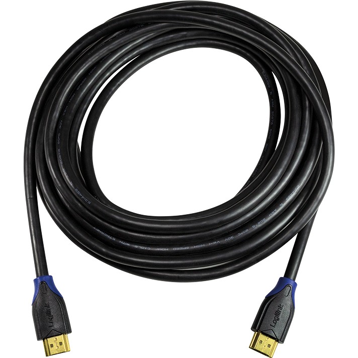 Logilink HDMI-Kabel Ethernet High Speed. 4K2K/60Hz.15.00m sw bulk