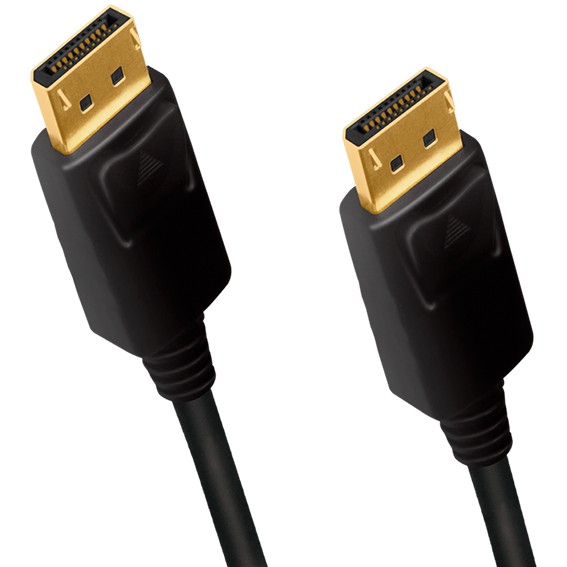 Logilink DisplayPort-Kabel, DP/M  4K/60 Hz CCS schw. 2 m