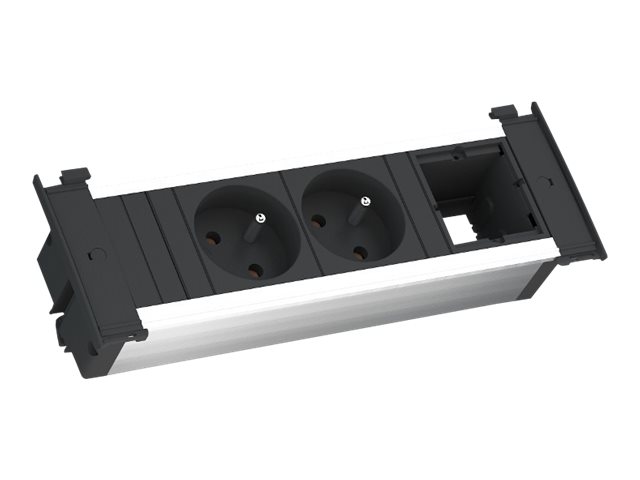 BACHMANN KAPSA Small 2x Schutzkontakt 1x ABD, Montagestecker