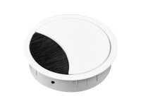 BACHMANN LOOP ROUND Kabeldurchführung, weiß