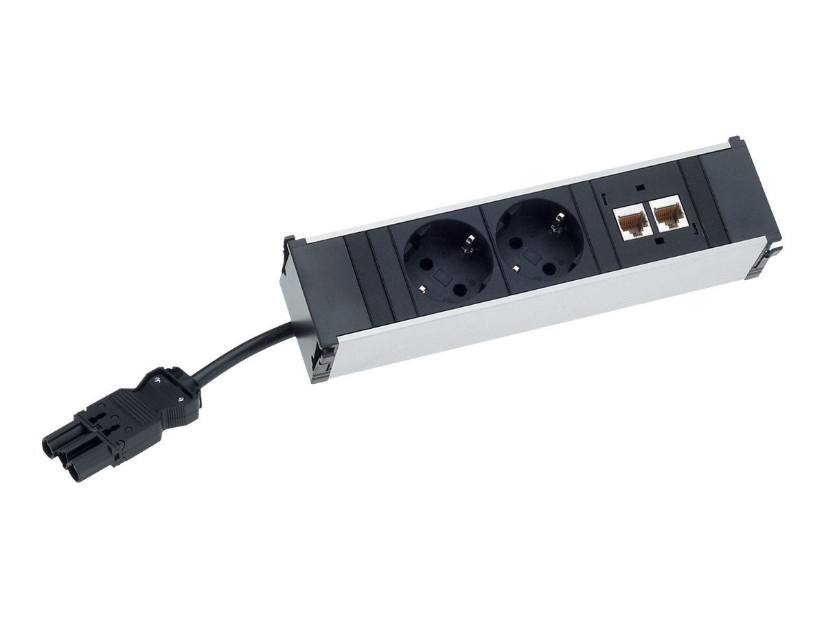BACHMANN CONI 3xCEE7/3 2xCAT6a 1xHMDI, 1xUSB Charger A/C 22W
