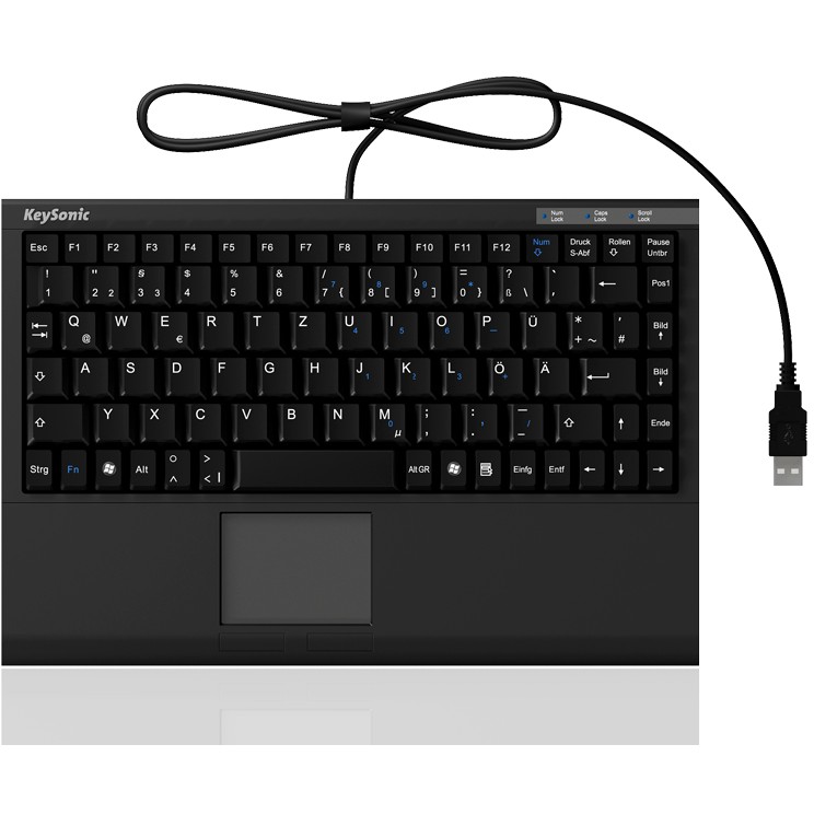 KEYSONIC ACK-540U+ Mini-Tastatur (UK)