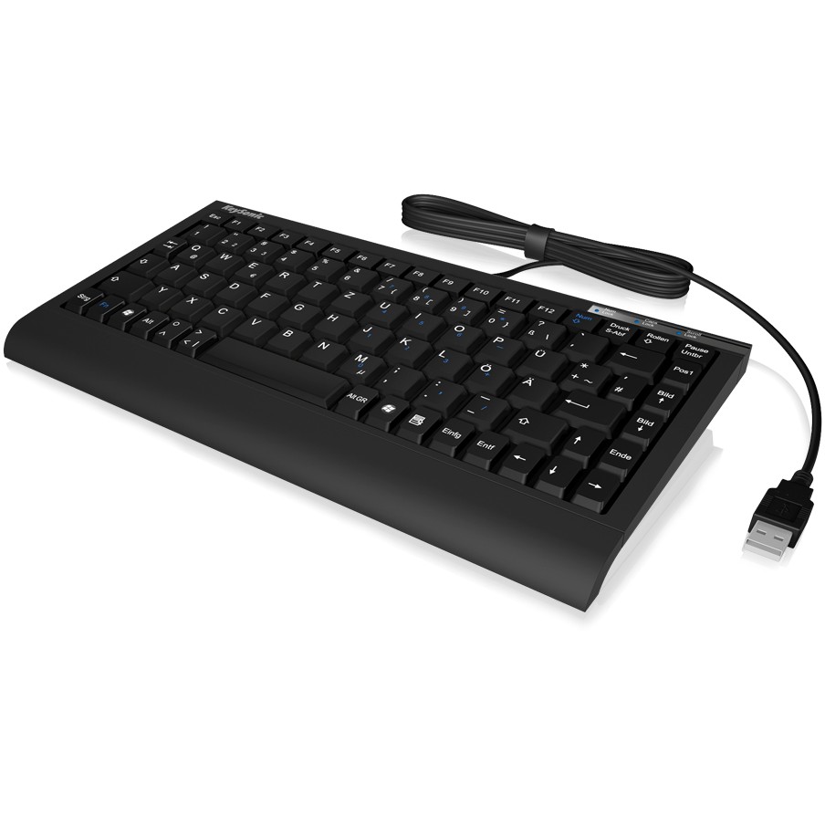 KeySonic ACK-595C+ Tastatur Büro USB QWERTZ Deutsch Schwarz