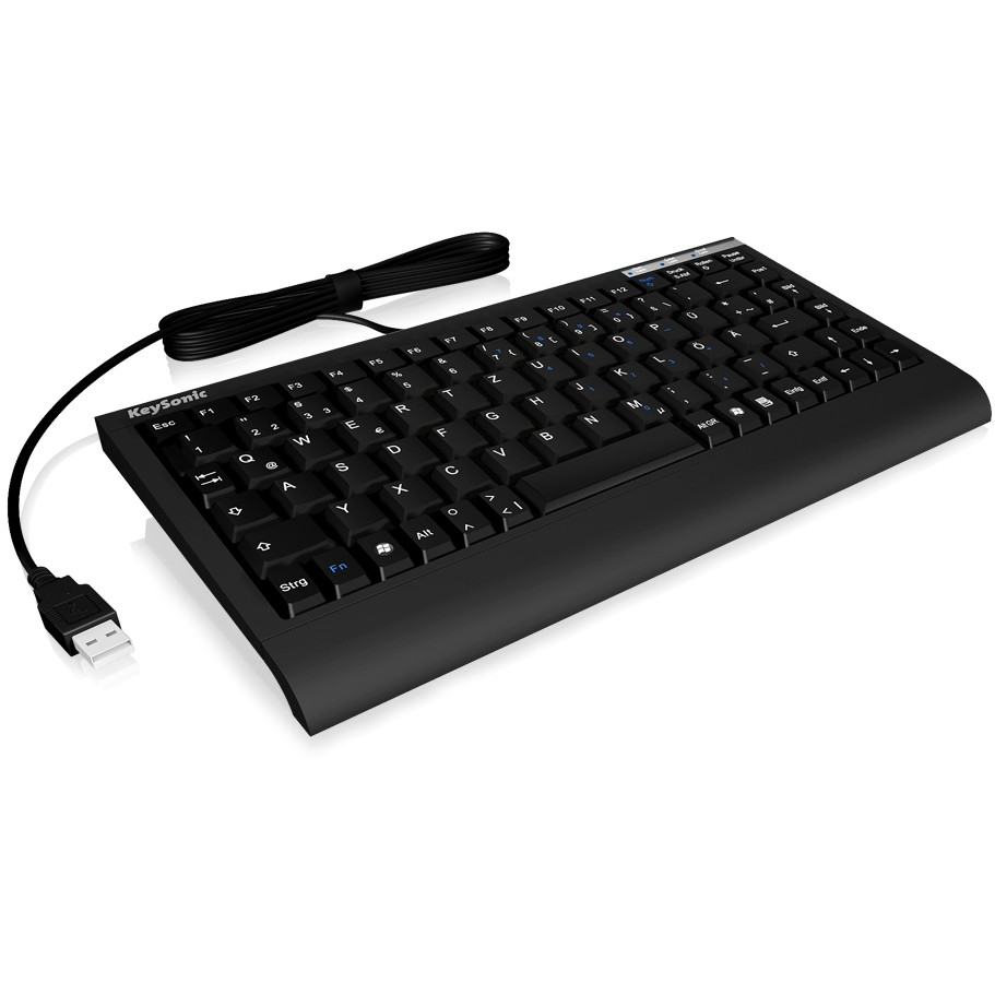 KeySonic ACK-595C+ Tastatur Haus USB QWERTY US Englisch Schwarz