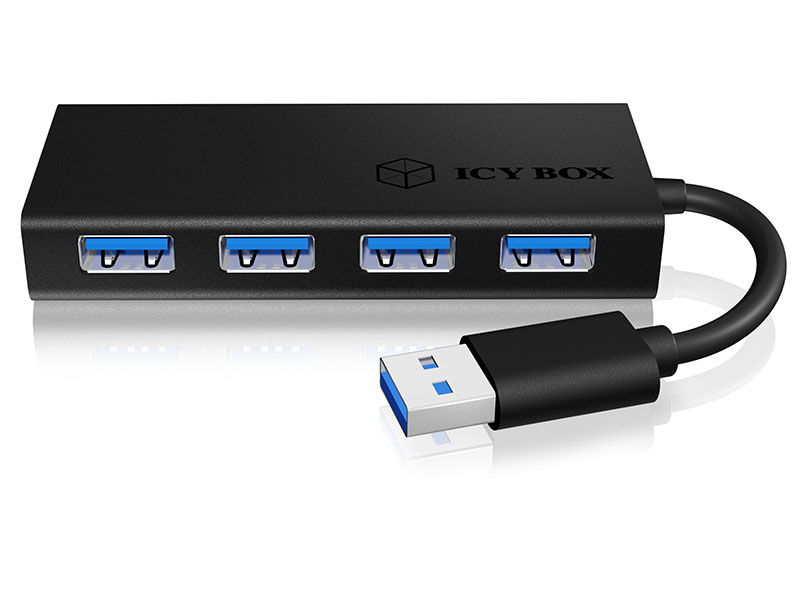 ICY BOX IB-AC6104-B 4-fach USB 3.0 Hub