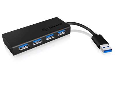ICY BOX IB-AC6104-B 4-fach USB 3.0 Hub