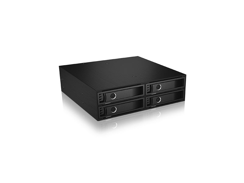 ICY BOX IB-2242SSK 13,3 cm (5.25) Speicherlaufwerkbehälter Schwarz