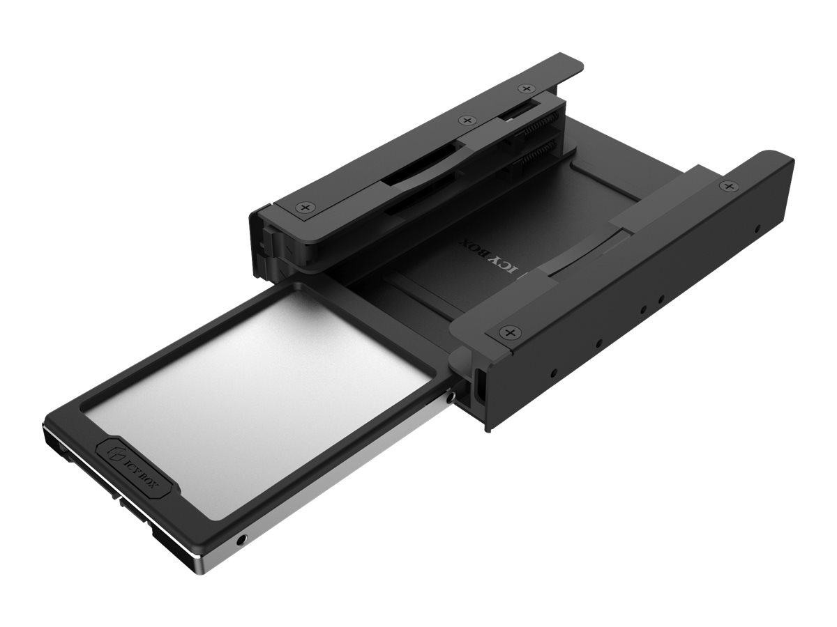 Einbaurahmen IcyBox  2,5 HDD/SSD -> 7-9,5mm Bauhöhenadapter retail