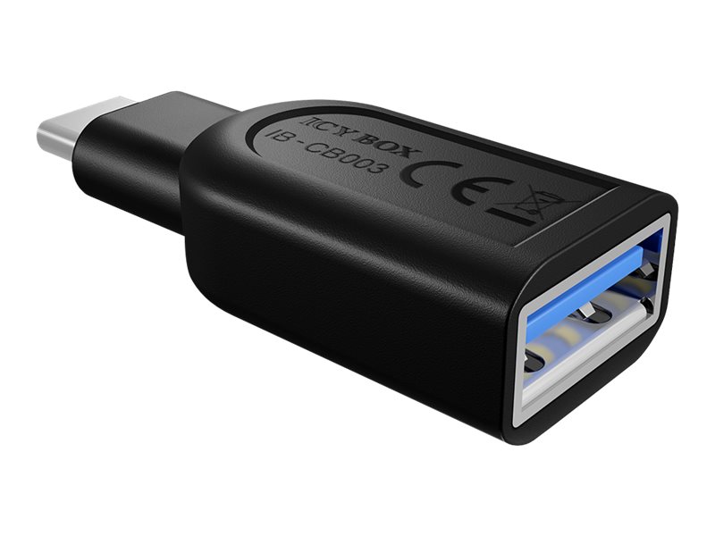 ICY BOX IB-CB003 USB 3.0 Type-C USB 3.0 Type-A Schwarz