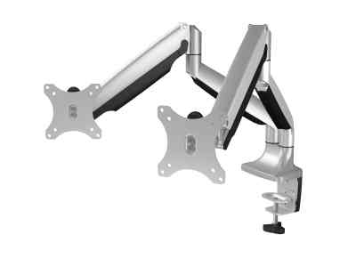Monitor Arm IcyBox 2 Monitore bis zu 32/9kg neig&schw si retail