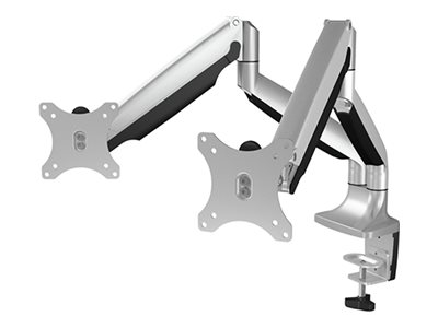 Monitor Arm IcyBox 2 Monitore bis zu 32/9kg neig&schw si retail