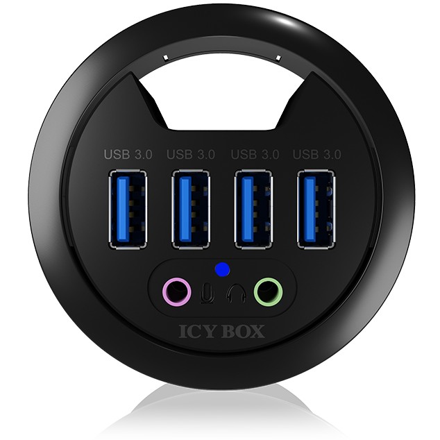 ICY BOX IB-Hub1403a Tisch-Hub