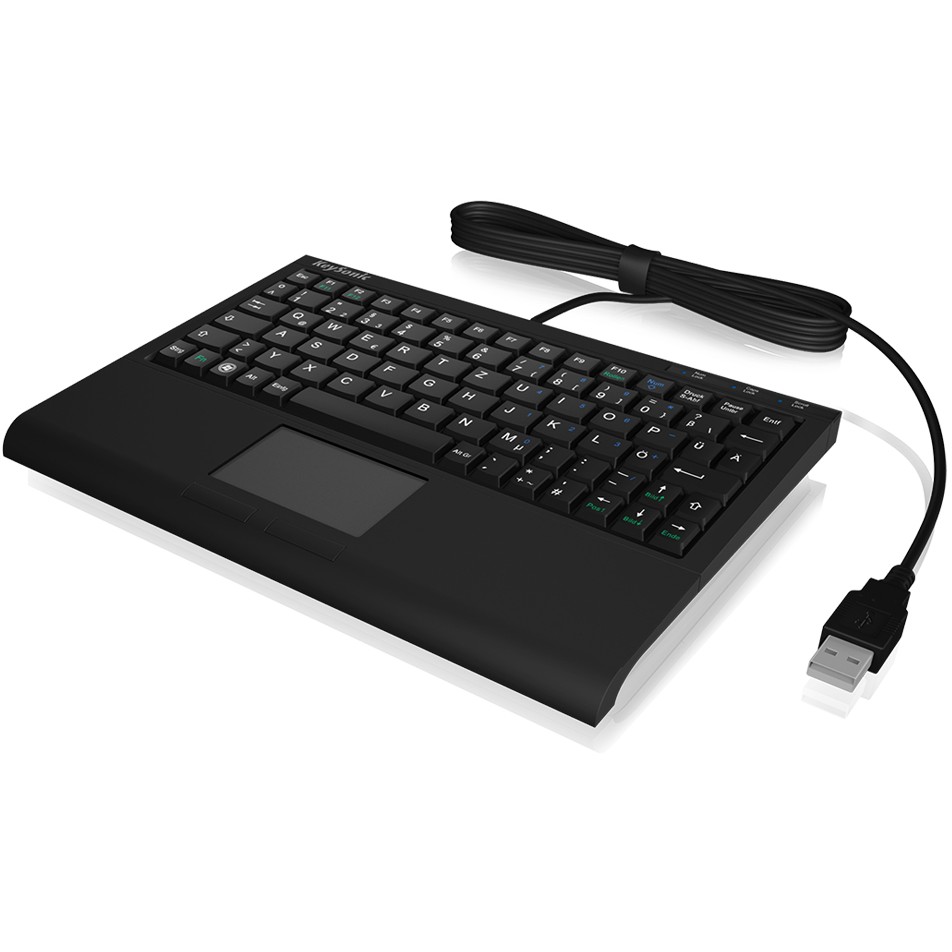 KeySonic ACK-3410 Tastatur Büro USB QWERTZ Deutsch Schwarz