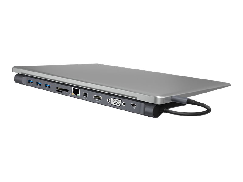 Multi Dockingstation IcyBox USB-C -> HDMI/DP/USB3.0/LAN/FL retail