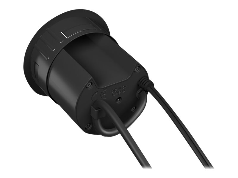 ICY BOX IB-HUB1403B Steckdose Anthrazit