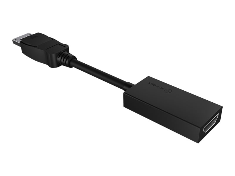 ICY BOX IB-AC508a DisplayPort HDMI Schwarz