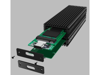 ICY BOX IB-1816M-C31 SSD-Gehäuse Schwarz U.2