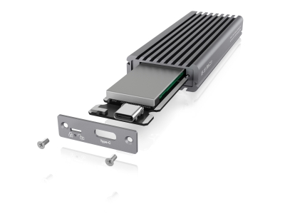 Geh. IcyBox USB 3.1 Typ-C M.2 NVMe SSD Gehäuse extern