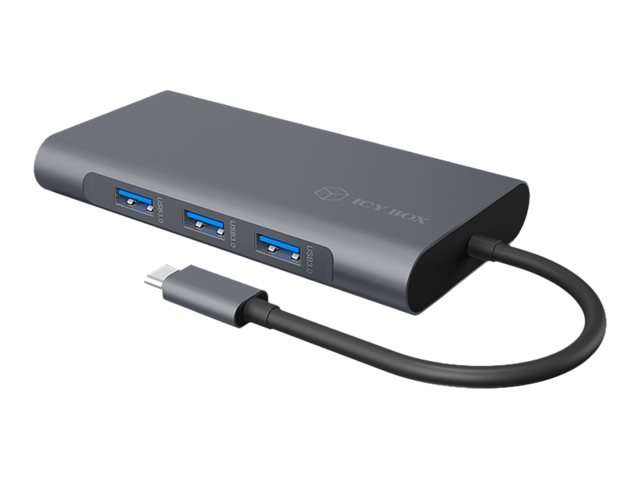 Dockingstation IcyBox USB-C   -> USB3.0/HDMI/VGA/LAN/SD/mSD/