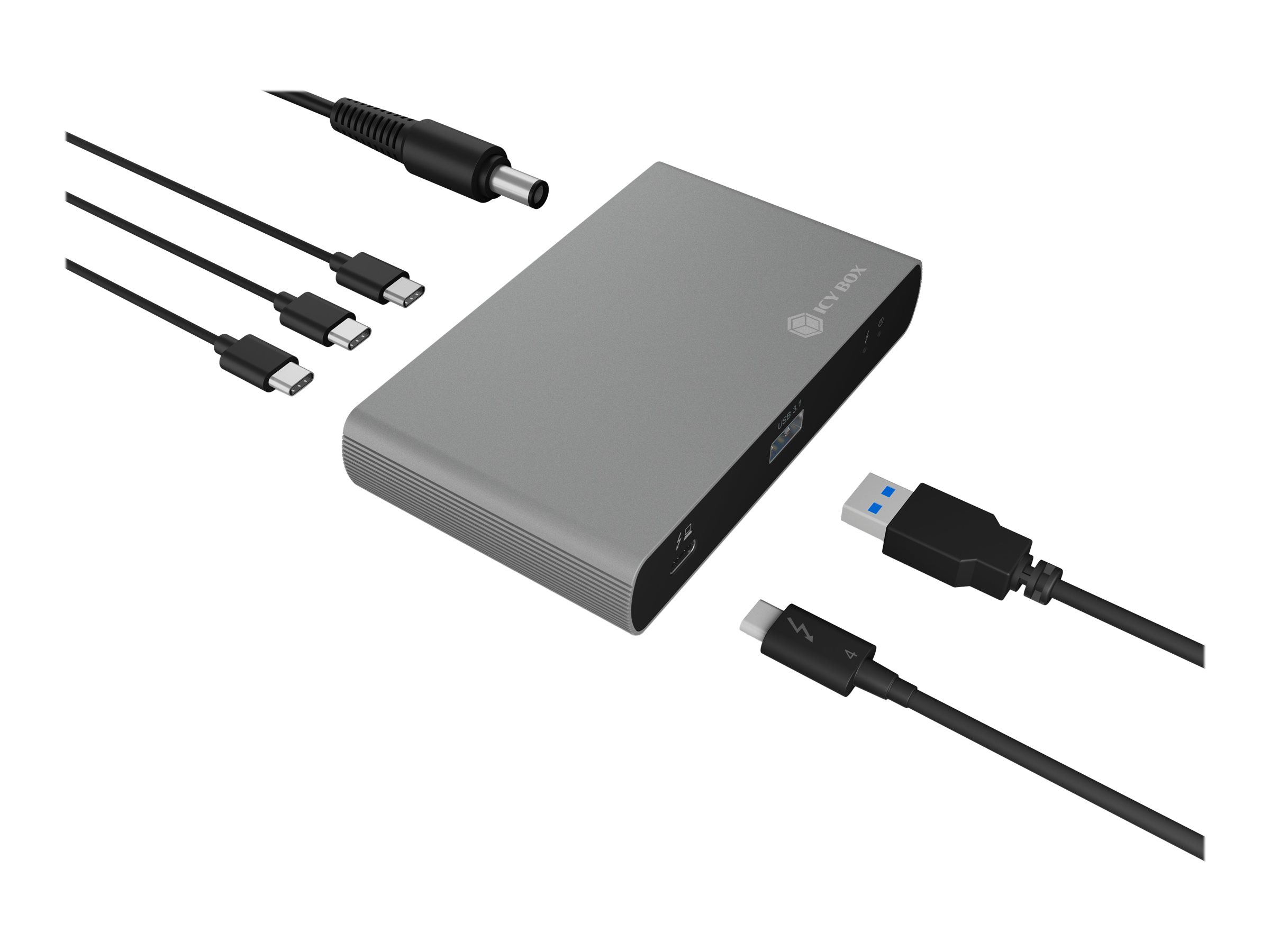 Hub  4-Port IcyBox USB 3.2 IB-Hub801-TB4 Thunderbolt 4Type-C