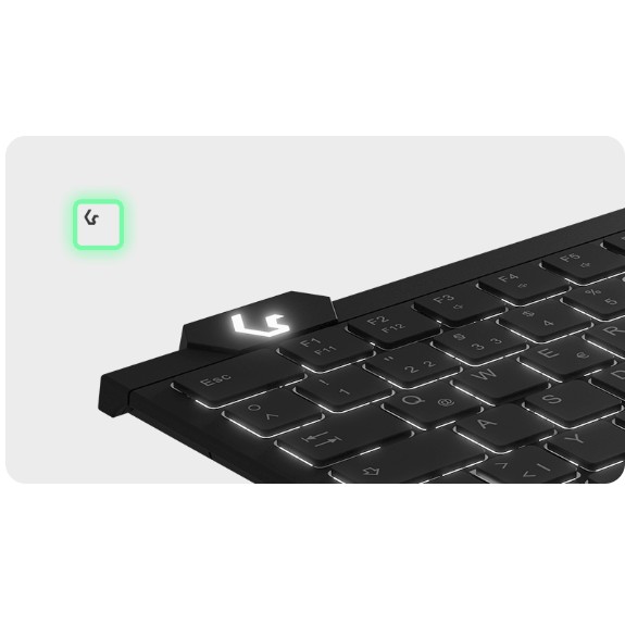 KeySonic KSK-5210ELU (DE) Tastatur Haus USB QWERTZ Deutsch Schwarz