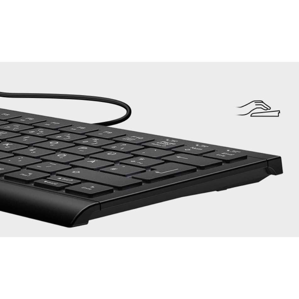 KeySonic KSK-5010ELC (DE) Tastatur Haus USB QWERTZ Deutsch Schwarz