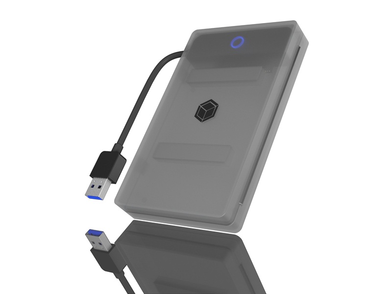 ICY BOX IB-AC603b-U3 Adapter+Schutzbox