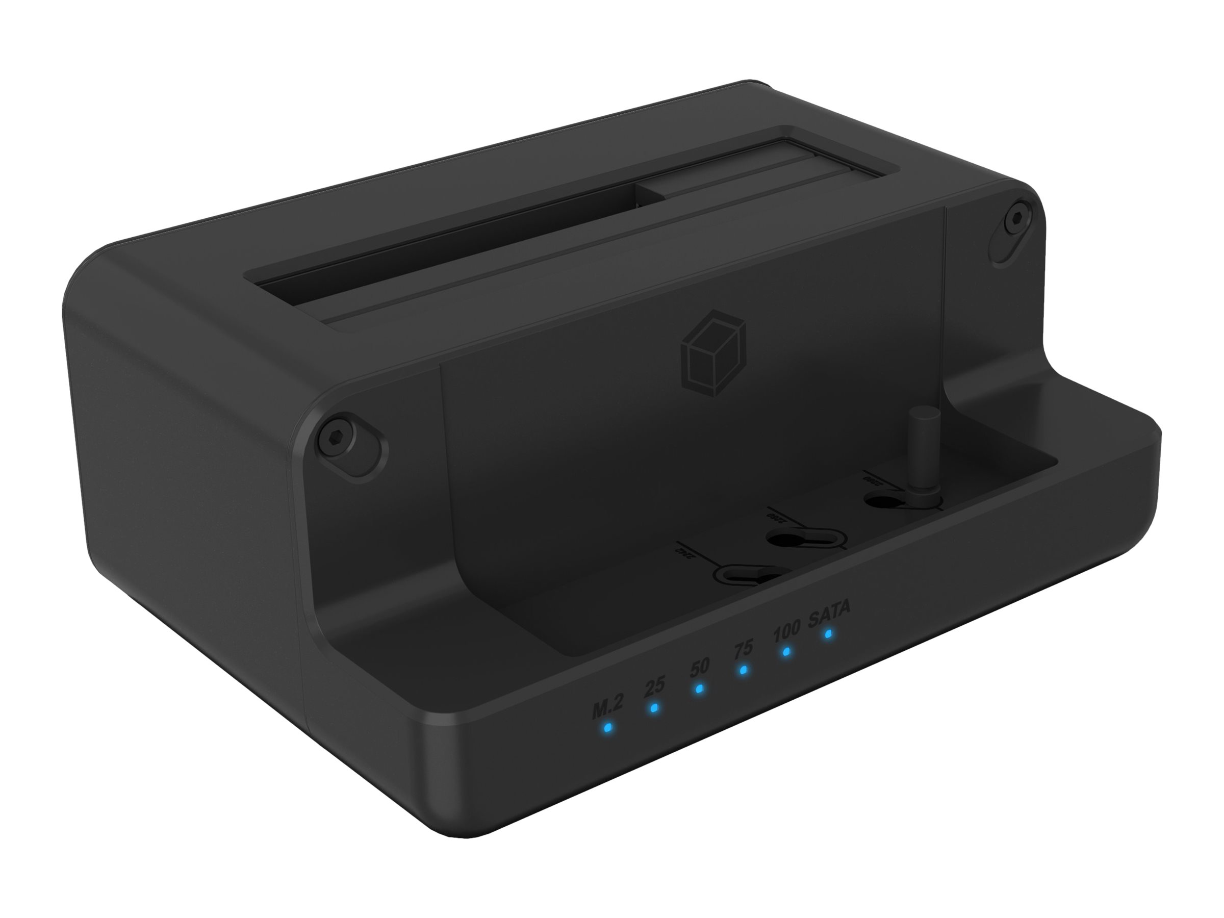 Docking- & Klonestation IcyBox M.2NVMe SSD,2,5/3,5SSD/HDD retail