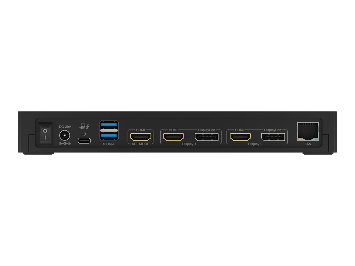ICY BOX 11 in 1 Hybrid DockingStation mit dreifacher Videoausgabe