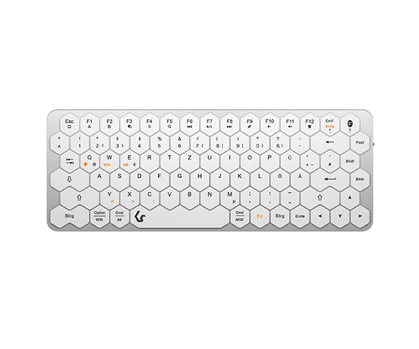 KEYSONIC KSK-5020BT-S BT Mini Tastatur