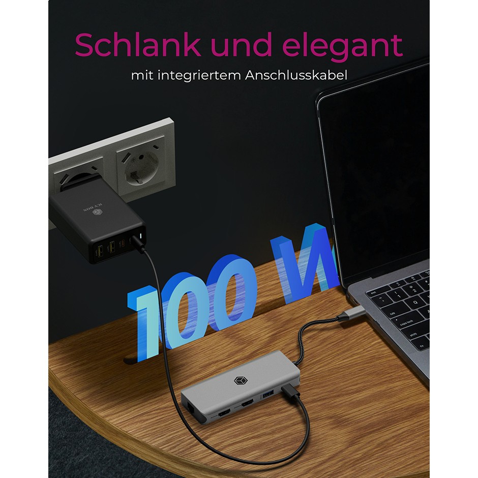 Dockingstation IcyBox 9-in-1 mobile USB 3.2 Gen 1 Type-C retail