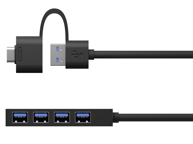 ICY BOX IB-HUB1424-C3 USB-C/USB 3.2 HUB 4xUSB 3.2