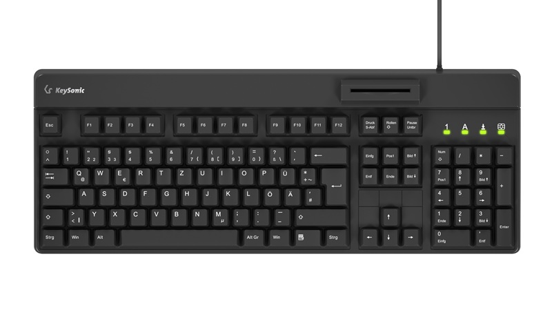 KEYSONIC KSK-8040U-CR Tastatur mit CR