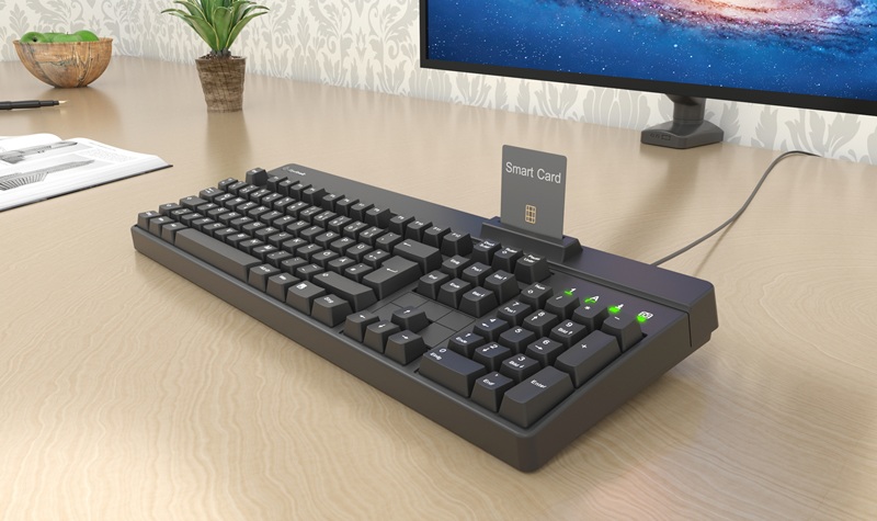 KEYSONIC KSK-8040U-CR Tastatur mit CR