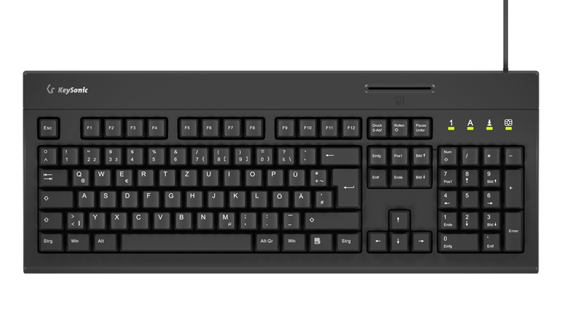 KEYSONIC KSK-8041U-CR Tastatur mit CR
