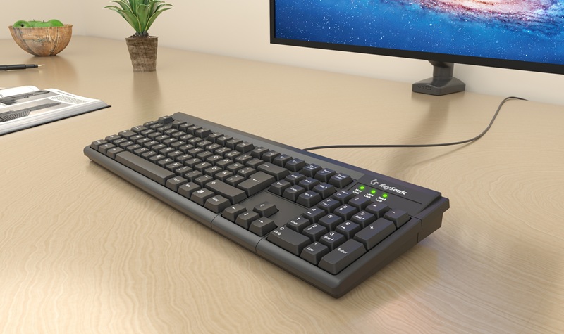 KEYSONIC KSK-8008U-IP Tastatur wasserf.