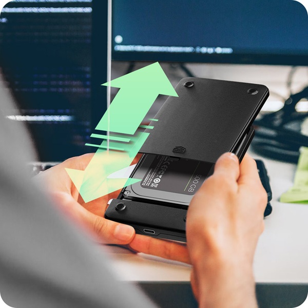 Geh. IcyBox ext. 2.5 SATA USB 3.2 Gen 2 werkzeuglos