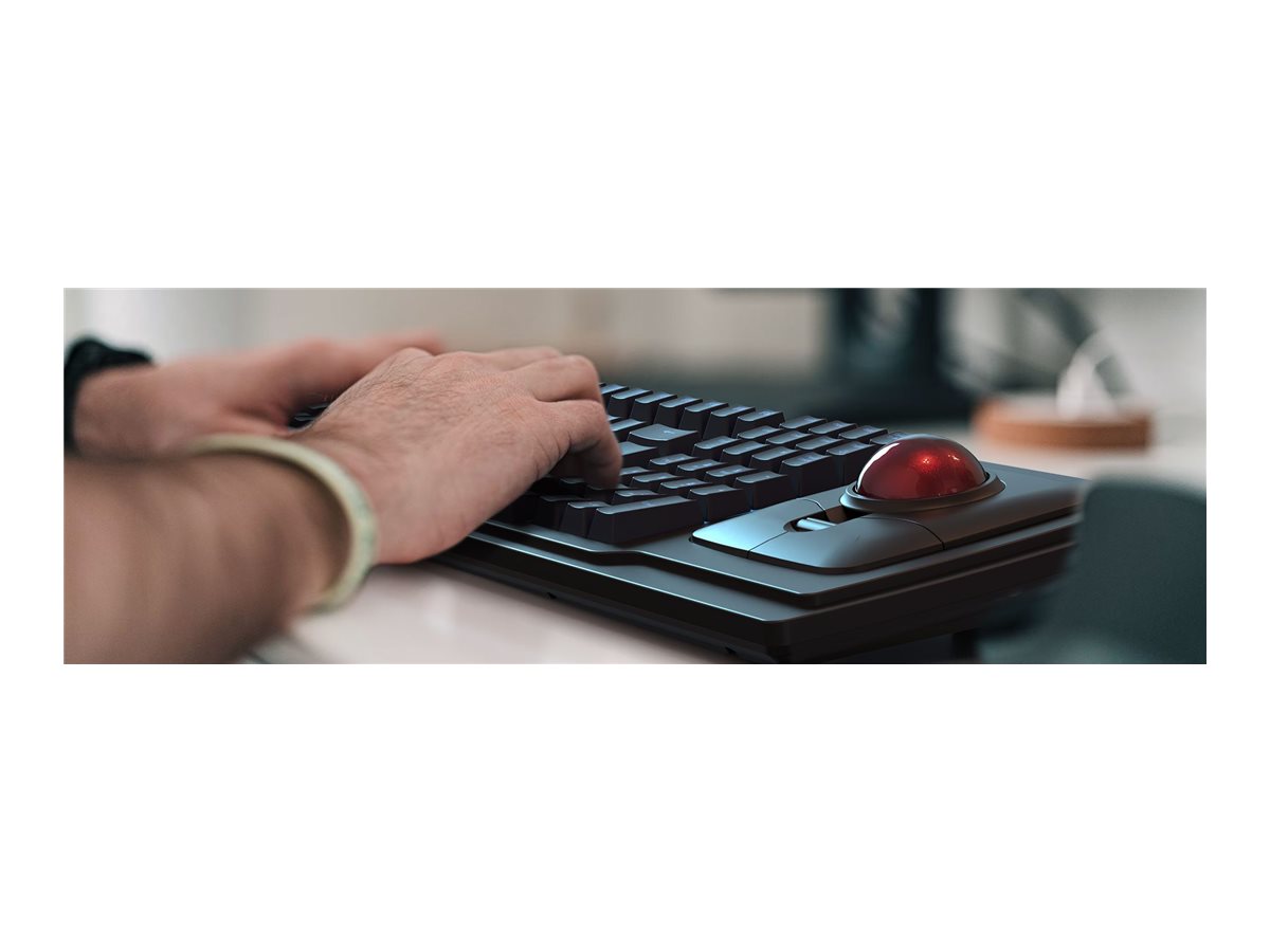 KEYSONIC KSK-8202ELU-T TastaturTrackball