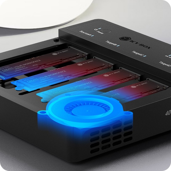 ICY BOX IB-4013MCL-C4 USB4 Klonstation