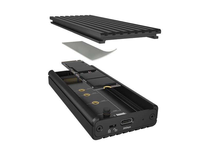 ICY BOX IB-1917M-C32a M.2 NVMe SSD Geh.