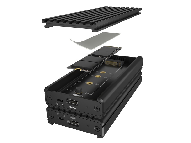 ICY BOX IB-1917M-C32a M.2 NVMe SSD Geh.