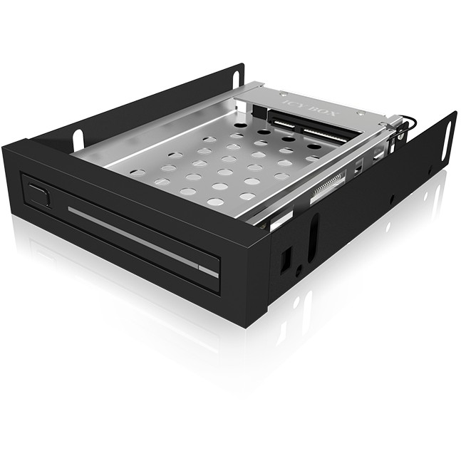 ICY BOX IB-2216StS 8,89 cm (3.5) Speicherlaufwerkbehälter Schwarz