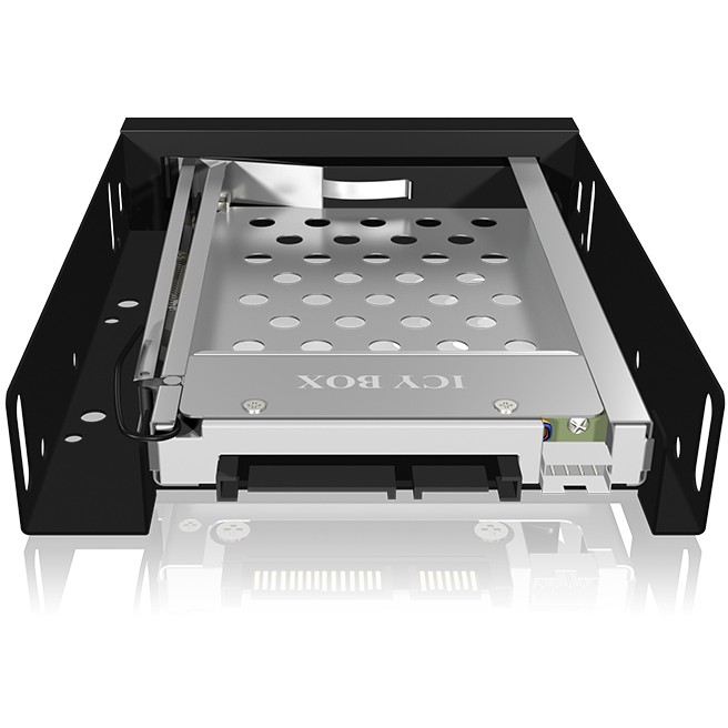 ICY BOX IB-2216StS 8,89 cm (3.5) Speicherlaufwerkbehälter Schwarz