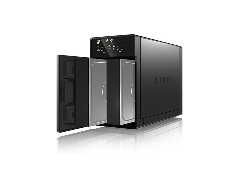 ICY BOX IB-RD3620SU3 Disk-Array Desktop Schwarz