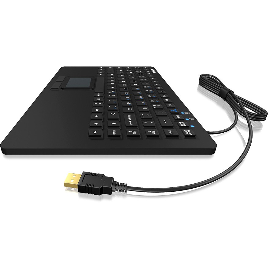 KeySonic KSK-5230IN Tastatur Büro USB QWERTZ Deutsch Schwarz